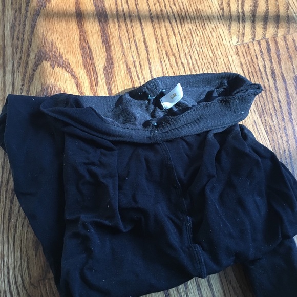 KATE SPADE Black Opaque Crystal Footed Tights S/M - Picture 5 of 6